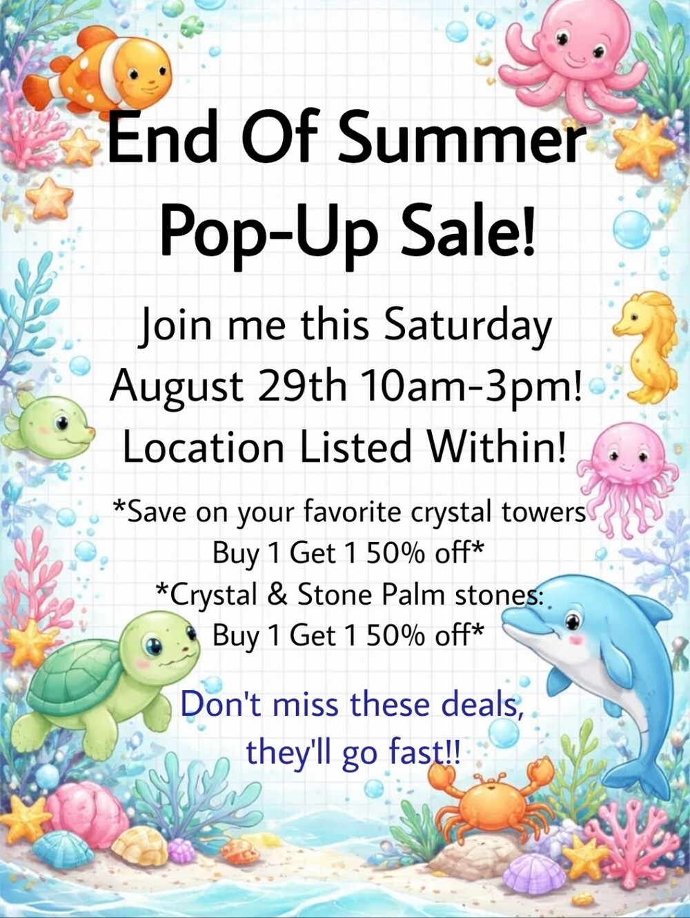 End Of Summer Sale!!